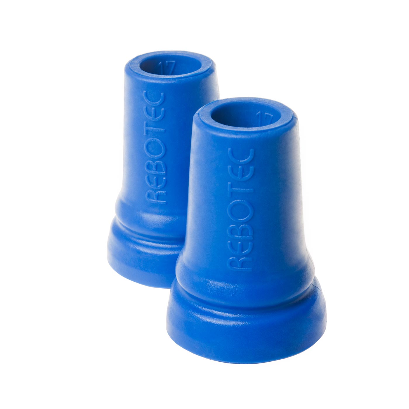 Rebotec 17mm Ferrules - Tips for Crutches - Blue