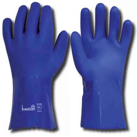 72 Pairs of Bastion PVC Blue Double Dipped Gloves