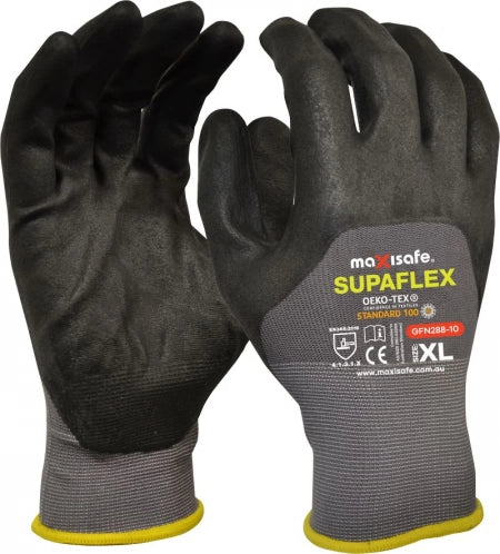 Maxisafe Supaflex Glove with 3/4 Micro Foam Coating (GFN288)