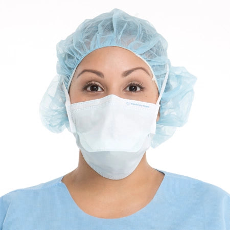 HALYARD Fog-Free Surgical Mask, Pleat-Style with Ties, Blue (50 Masks/Box)_copy