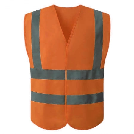 Site Safety Vest With Velcro - Orange