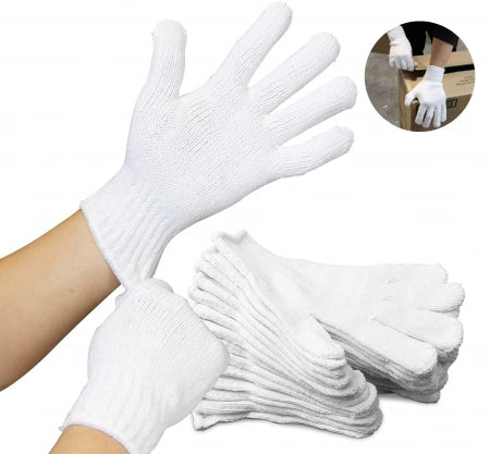 Ultra Health Knitted Poly Cotton Gloves Premium 7gauge ~ Ladies