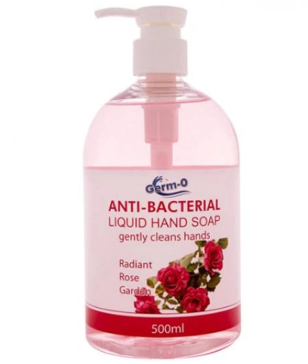 Germ-0 Antibacterial Hand Wash Radiant Rose Garden 500ml