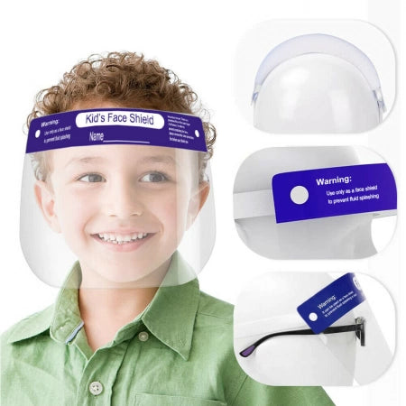 Kids Face Shield Clear Visor Anti-fog, Breathable Visor, Comfortable Elastic Band